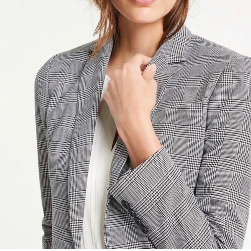 Ann Taylor | Glen Plaid Blazer